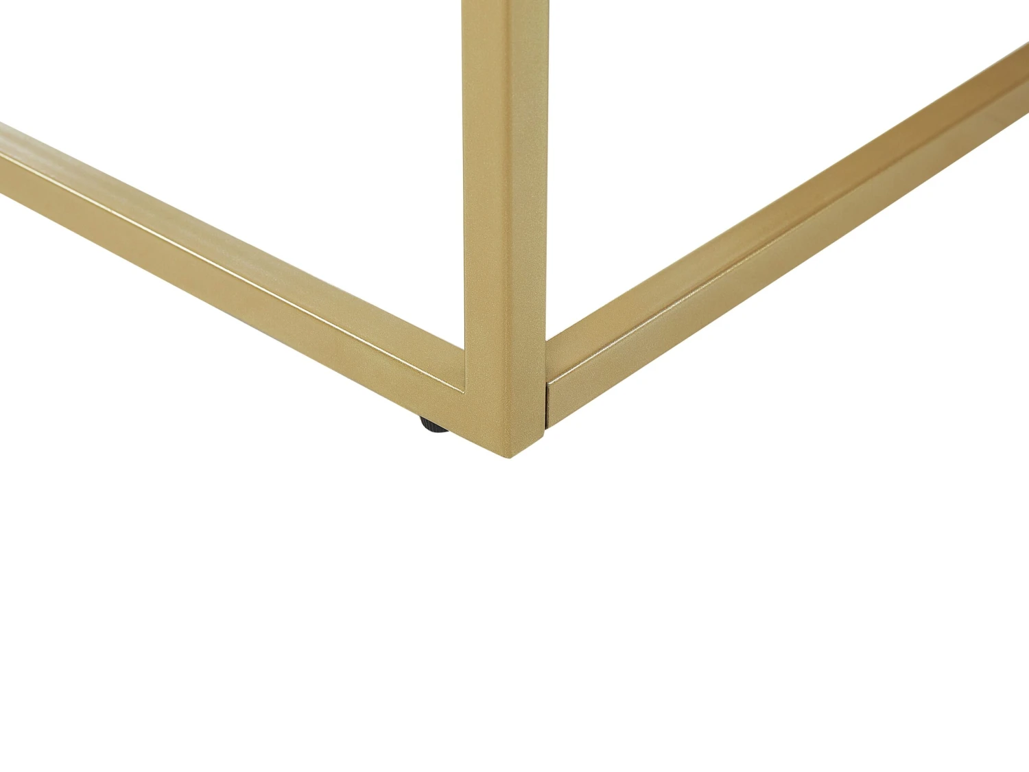 Coffee Table Black Marble Effect With Gold DELANO - Image 5