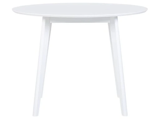 4 Seater Dining Set White ROXBY - Image 4