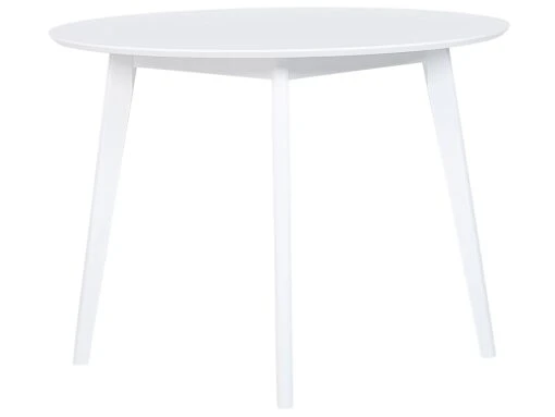 4 Seater Dining Set White ROXBY - Image 5