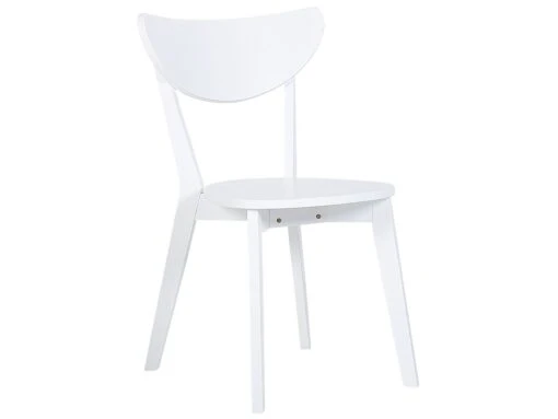 4 Seater Dining Set White ROXBY - Image 8