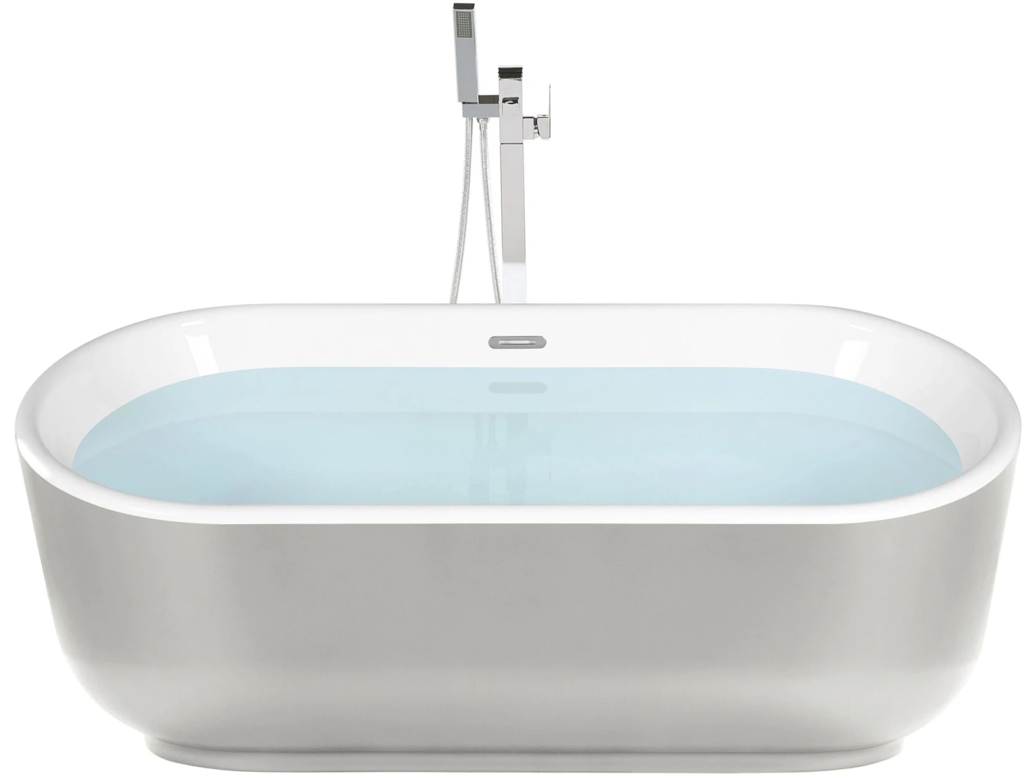 Freestanding Bath 1700 X 800 Mm Silver PINEL