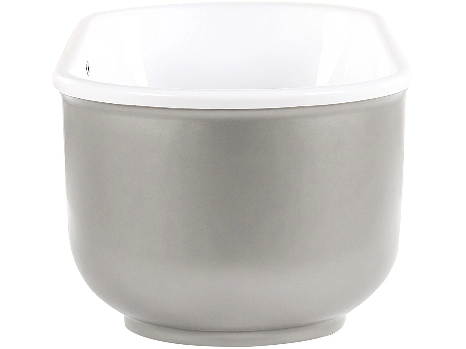 Freestanding Bath 1700 X 800 Mm Silver PINEL - Image 5