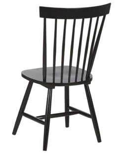 Set Of 2 Wooden Dining Chairs Black BURGES -Furniture Store undef src sa picid 793390 type whitesh image