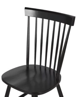 Set Of 2 Wooden Dining Chairs Black BURGES -Furniture Store undef src sa picid 793391 type whitesh image