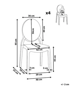 Set Of 4 Dining Chairs Black MERTON -Furniture Store undef src sa picid 794188 type whitesh image