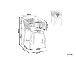 Dining Chair White DALLAS -Furniture Store undef src sa picid 794693 type whitesh image