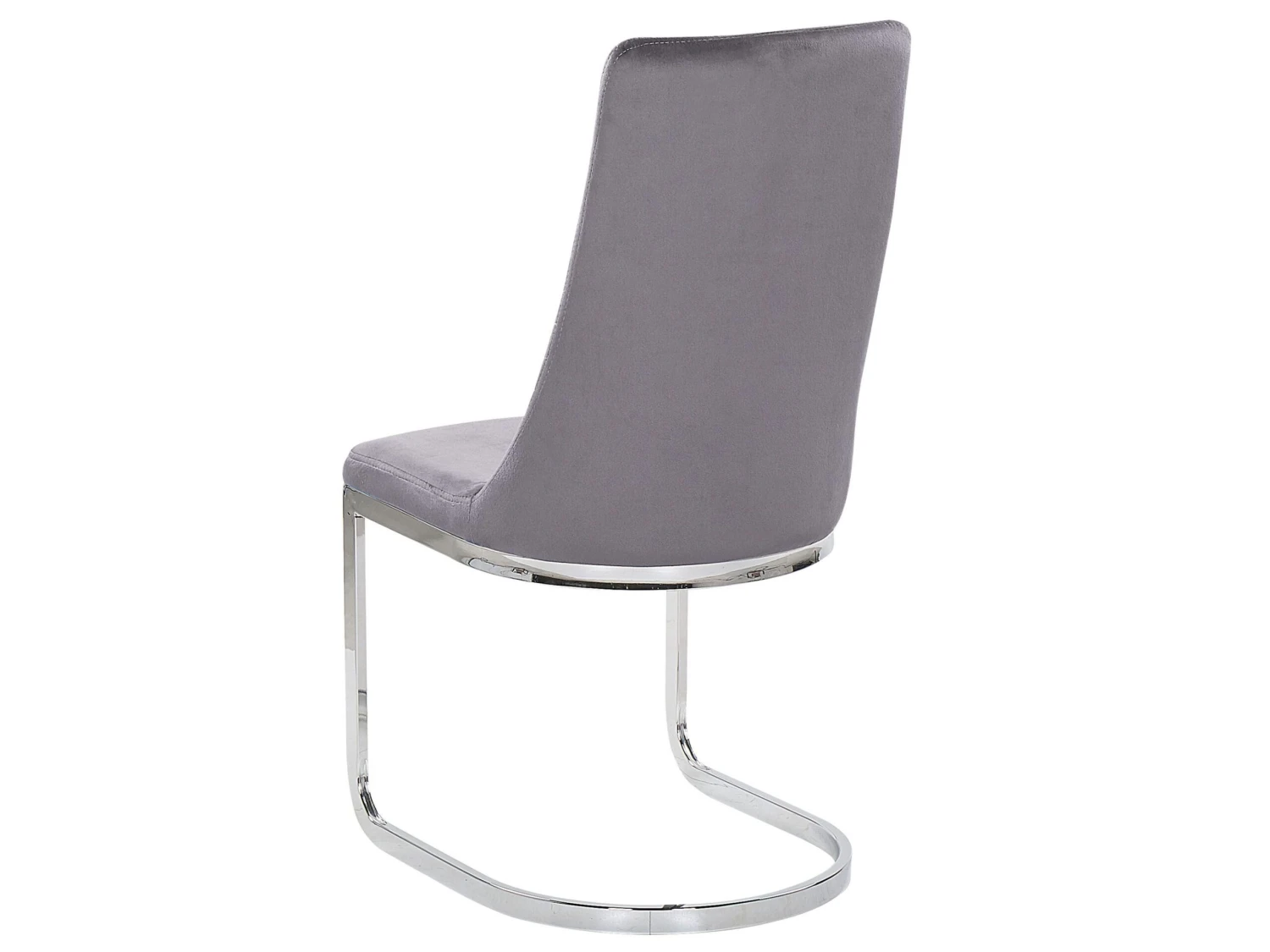 Set Of 2 Velvet Dining Chairs Grey ALTOONA - Image 5