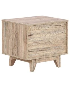1 Drawer Bedside Table Light Wood With Black SPENCER -Furniture Store undef src sa picid 797282 type whitesh image