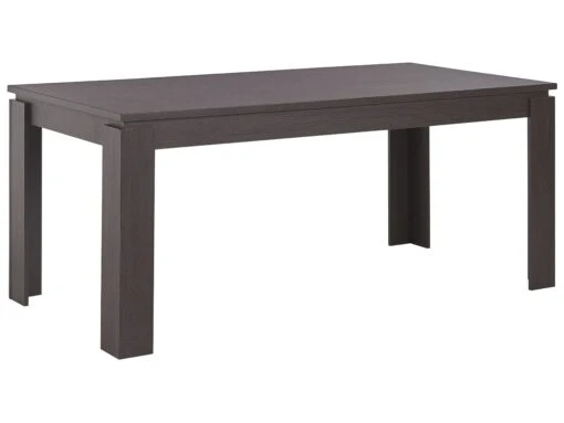 Dining Table 180 X 90 Cm Dark Wood VITON