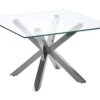 Glass Top Coffee Table Silver STARLIGHT -Furniture Store undef src sa picid 798467 type whitesh image