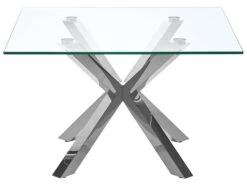Glass Top Coffee Table Silver STARLIGHT -Furniture Store undef src sa picid 798469 type whitesh image