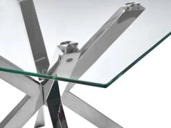 Glass Top Coffee Table Silver STARLIGHT -Furniture Store undef src sa picid 798470 type whitesh image