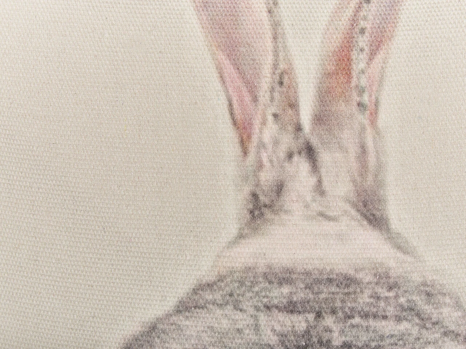 Set Of 2 Cushions Rabbit Print 45 X 45 Cm Taupe BUXUS - Image 6