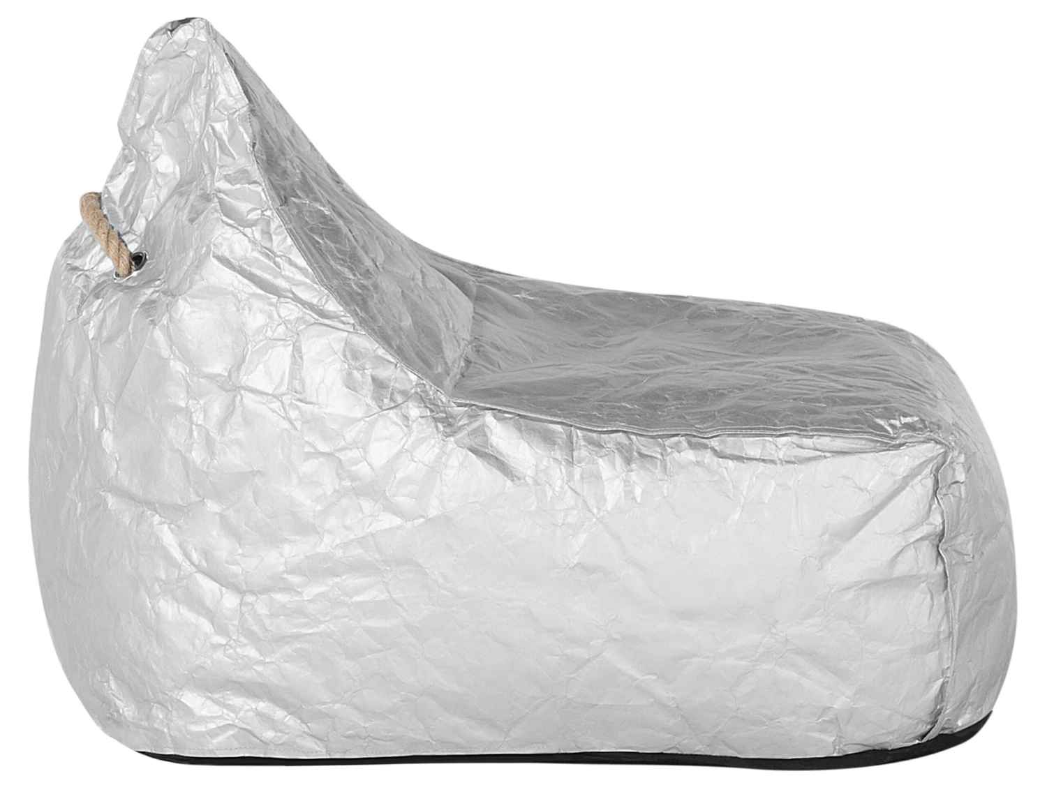 Bean Bag Chair Silver DROP - Image 4