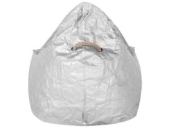 Bean Bag Chair Silver DROP -Furniture Store undef src sa picid 798903 type whitesh image