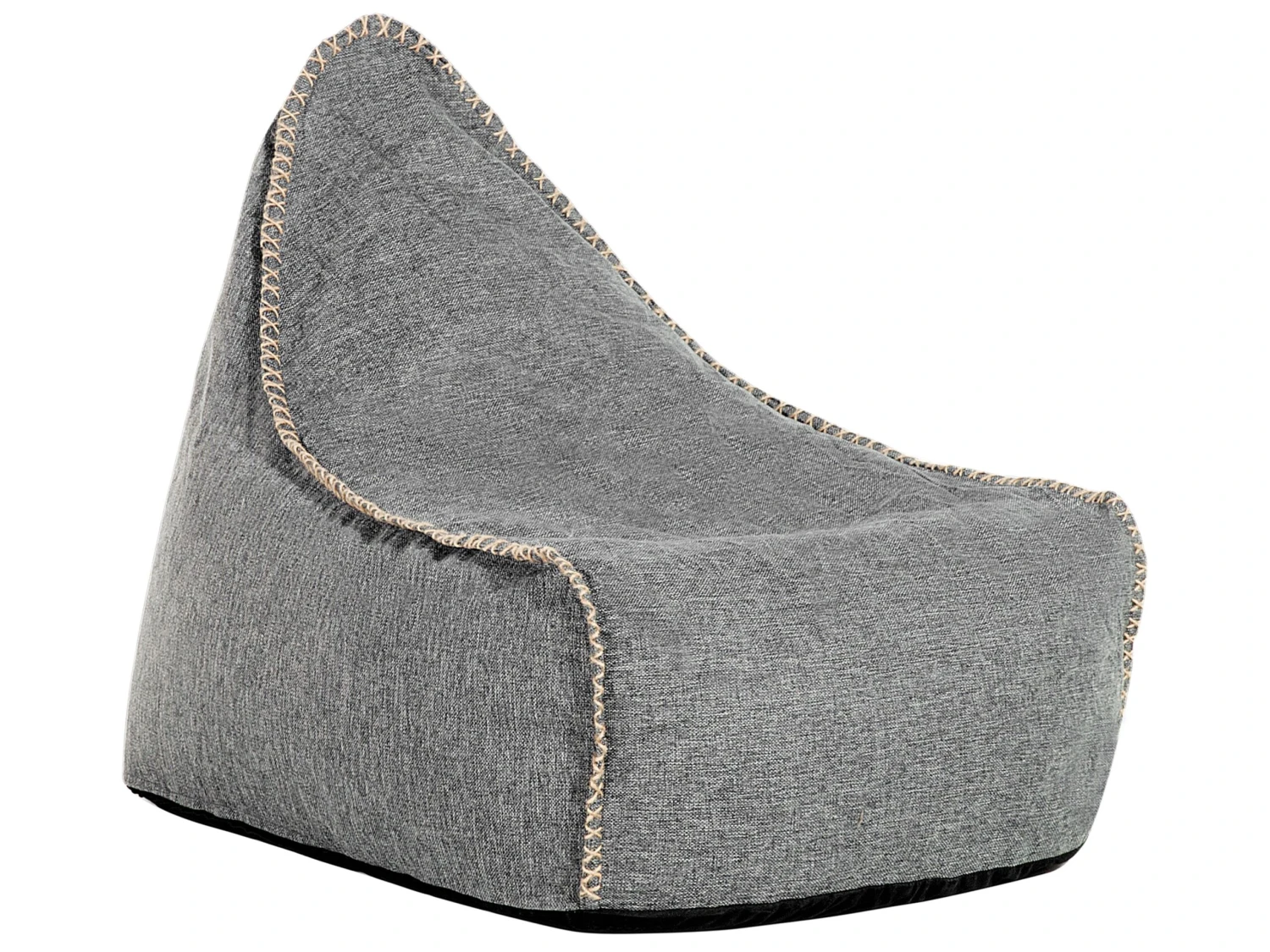 Linen Bean Bag Chair Grey DROP