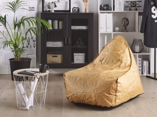 Bean Bag Chair Brown DROP - Image 2