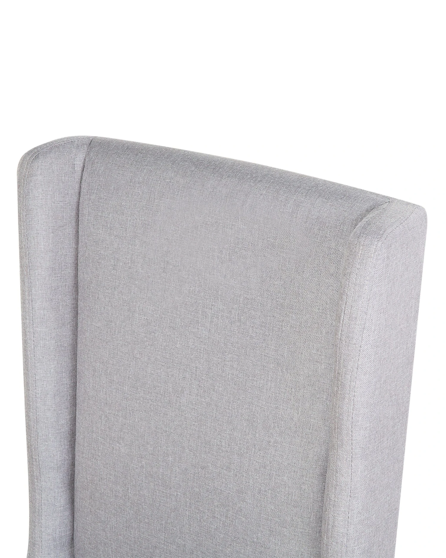 Set Of 2 Fabric Dining Chairs Light Grey CHAMBERS - Image 9