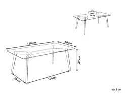 Glass Top Coffee Table HUDSON -Furniture Store undef src sa picid 799605 type whitesh image