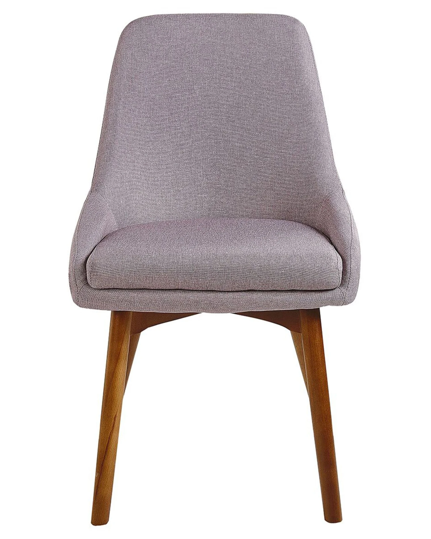 Set Of 2 Fabric Dining Chairs Taupe MELFORT - Image 6