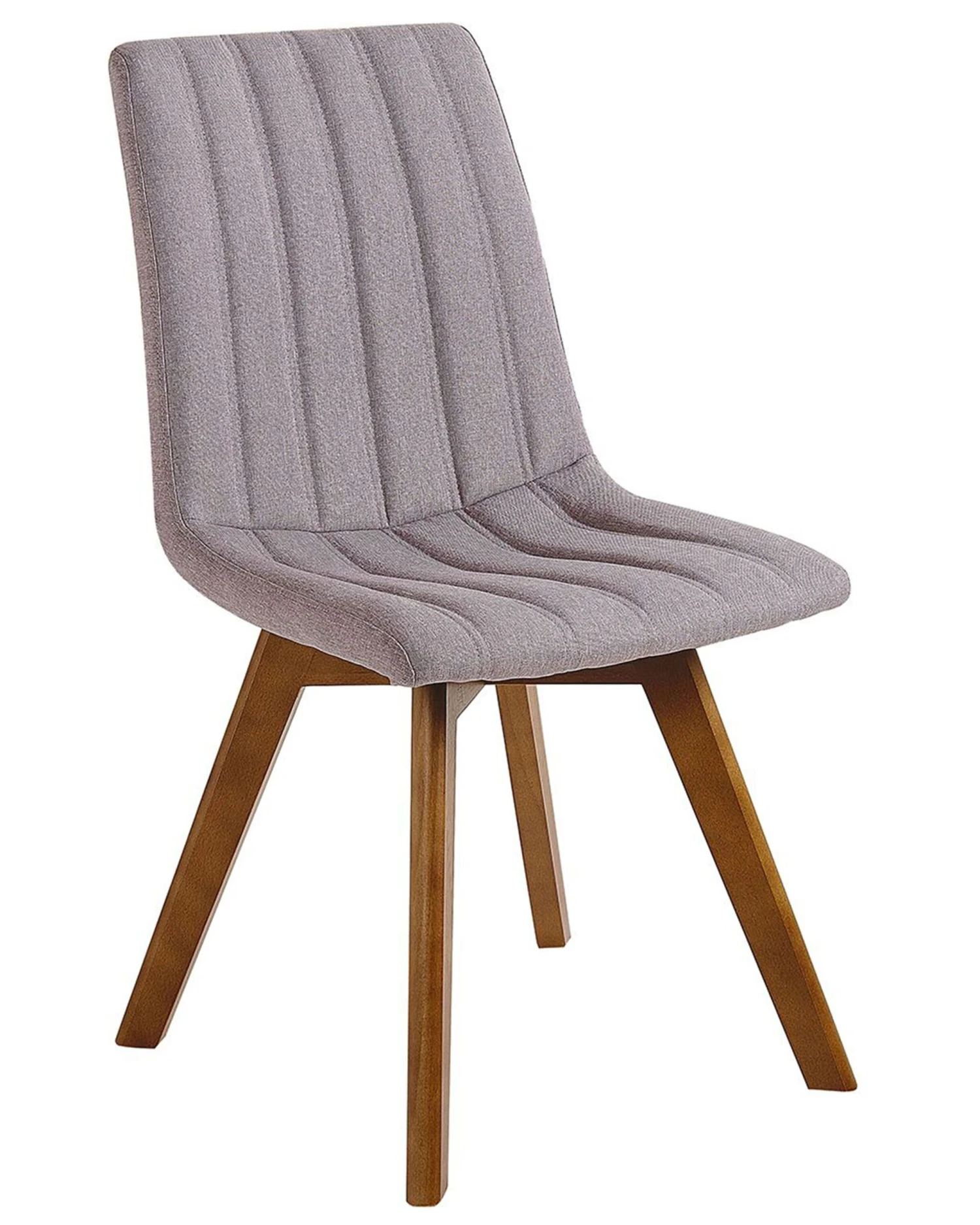 Set Of 2 Fabric Dining Chairs Taupe CALGARY - Image 5