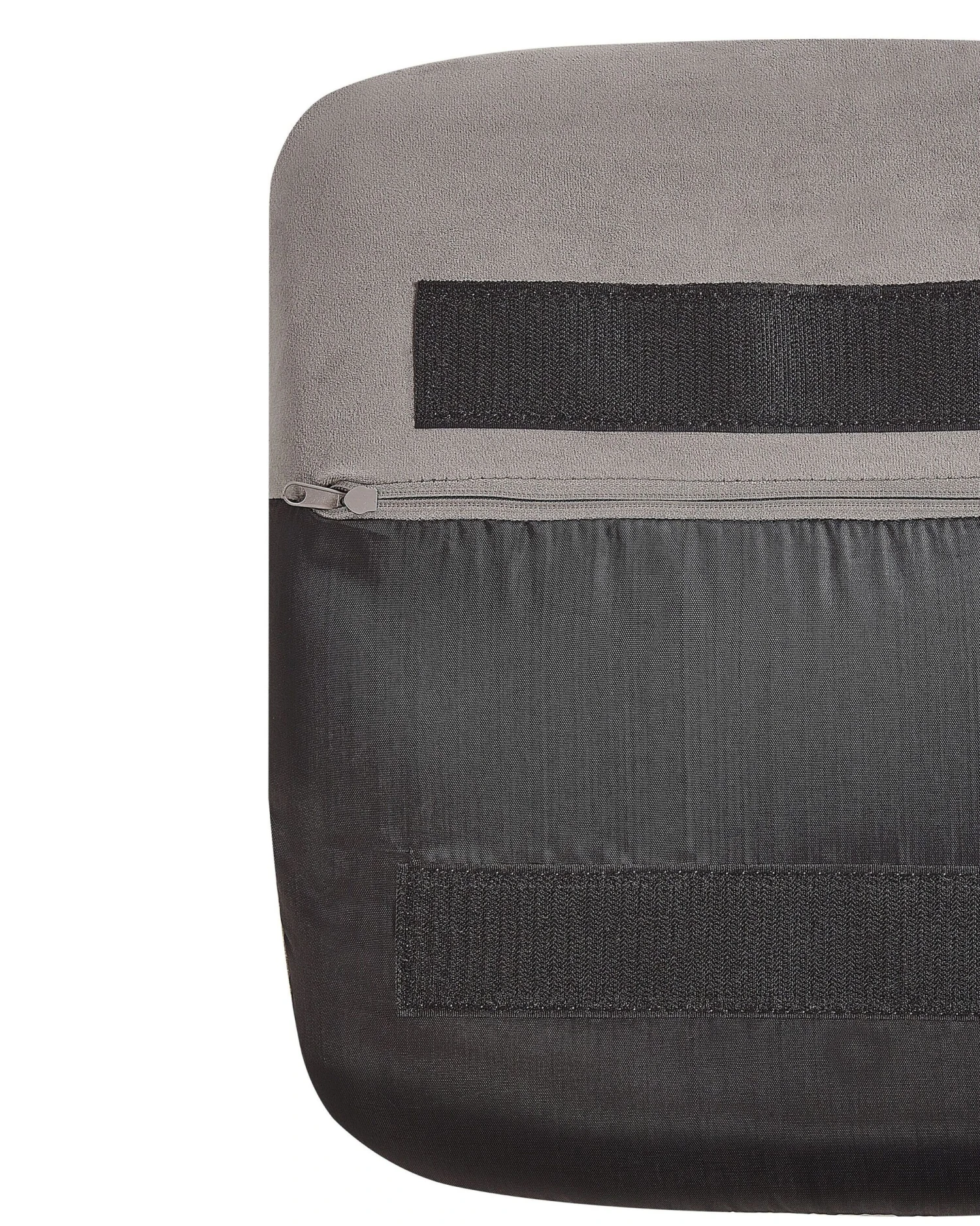 Velvet Rocking Chair Grey LIARUM - Image 8