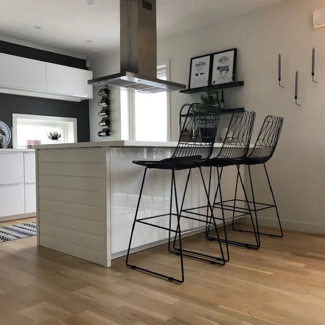 Set Of 2 Metal Bar Chairs Black PRESTON - Image 4