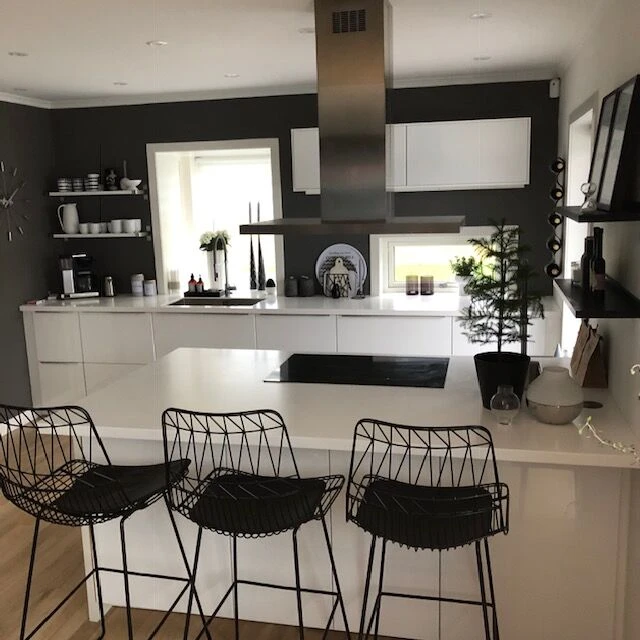 Set Of 2 Metal Bar Chairs Black PRESTON - Image 5