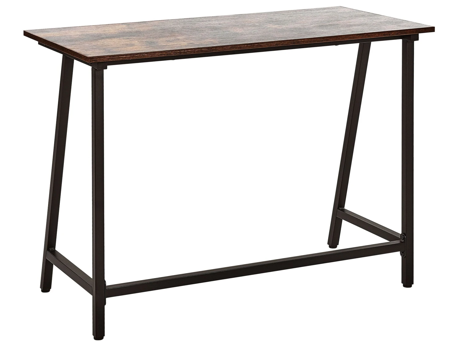 Home Office Desk 100 X 50 Cm Dark Wood With Black VILSECK - Image 4