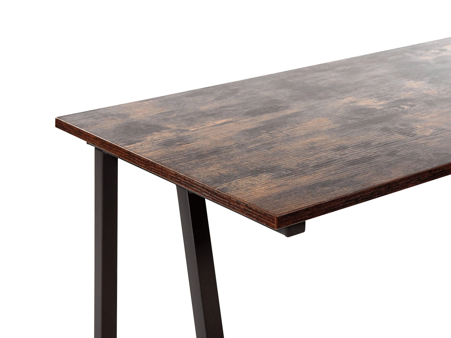 Home Office Desk 100 X 50 Cm Dark Wood With Black VILSECK - Image 5