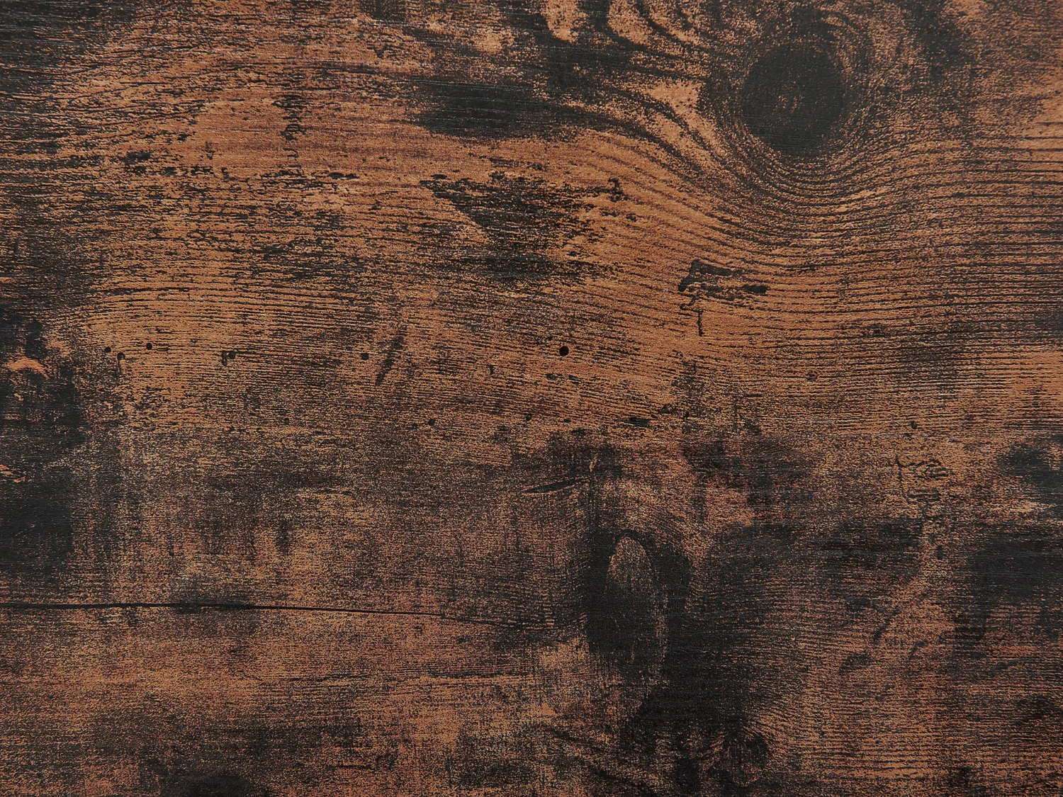 Home Office Desk 100 X 50 Cm Dark Wood With Black VILSECK - Image 7