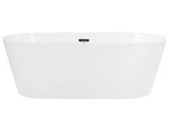 Freestanding Whirlpool Bath With LED 1700 X 800 Mm White HAVANA -Furniture Store undef src sa picid 800901 type whitesh image
