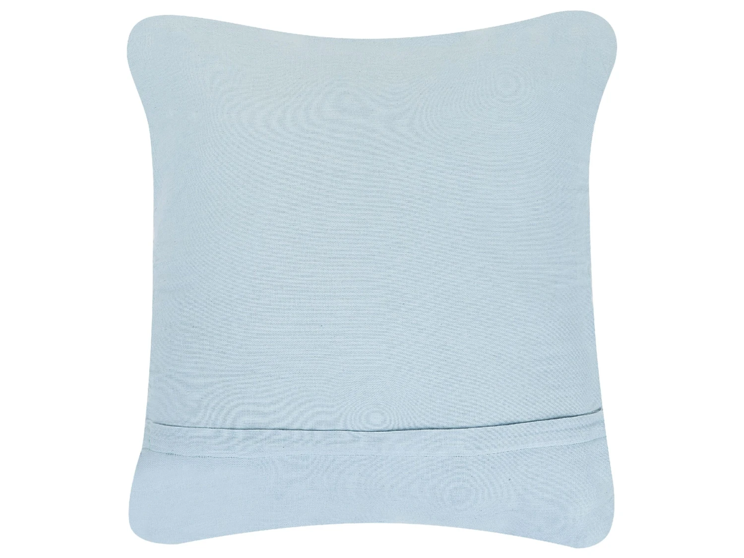 Cotton Macrame Cushion 45 X 40 Cm Blue GOREME - Image 5