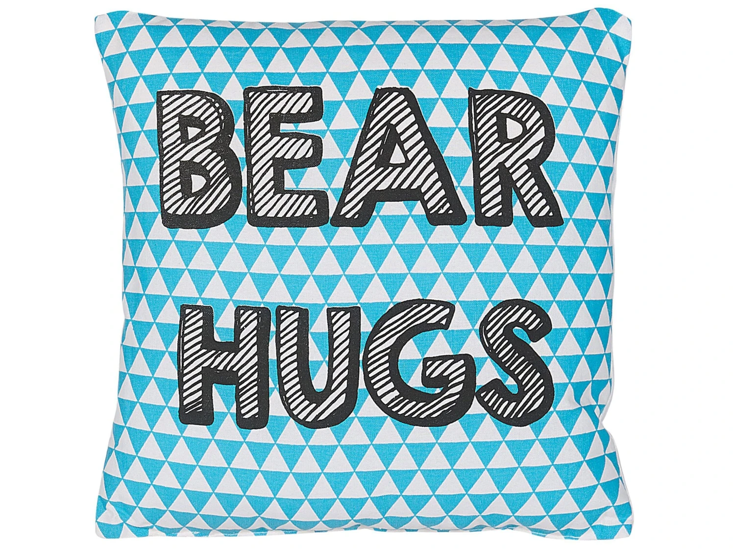 Set Of 2 Cotton Kids Cushions Print 40 X 40 Cm Blue RADZKOT - Image 3