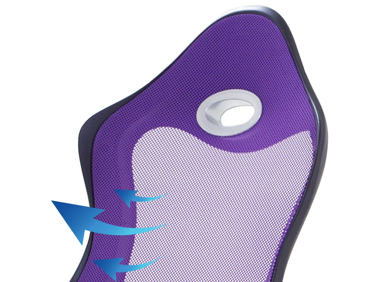 Swivel Office Chair Purple ICHAIR - Image 4