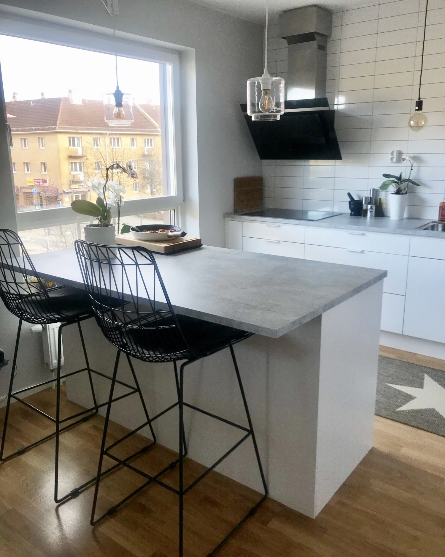 Set Of 2 Metal Bar Chairs Black PRESTON - Image 6