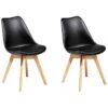 Set Of 2 Dining Chairs Black DAKOTA II -Furniture Store undef src sa picid 802006 type whitesh image
