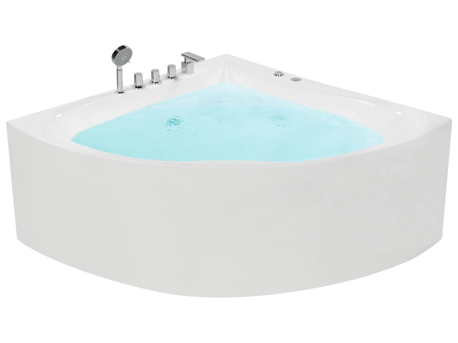 Whirlpool Corner Bath 1330 X 1330 Mm White ISLITA