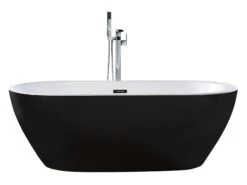 Freestanding Bath Black NEVIS Various Sizes