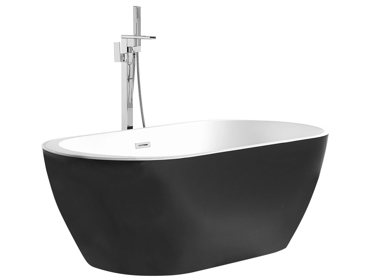 Freestanding Bath Black NEVIS Various Sizes - Image 4