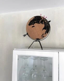 Decorative Globe Cork 35 Cm Brown BATTUTA -Furniture Store undef src sa picid 807481 type whitesh image