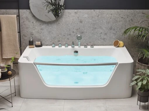 Whirlpool Bath 1700 X 850 Mm White BARRANCA - Image 2