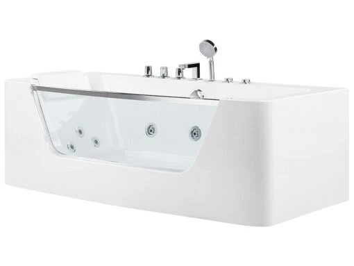Whirlpool Bath 1700 X 850 Mm White BARRANCA - Image 5