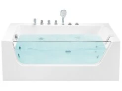 Right Hand Whirlpool Corner Bath 1700 X 800 Mm White PUQUIO