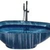 Bath 1700 X 800 Mm Marble Effect Navy Blue RIOJA -Furniture Store undef src sa picid 807817 type whitesh image