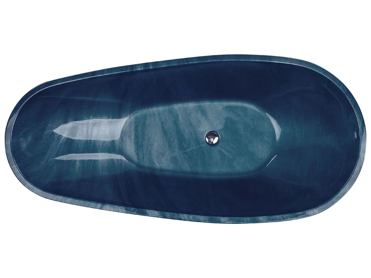 Bath 1700 X 800 Mm Marble Effect Navy Blue RIOJA - Image 6