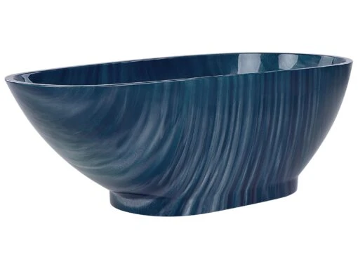 Bath 1700 X 800 Mm Marble Effect Navy Blue RIOJA - Image 4