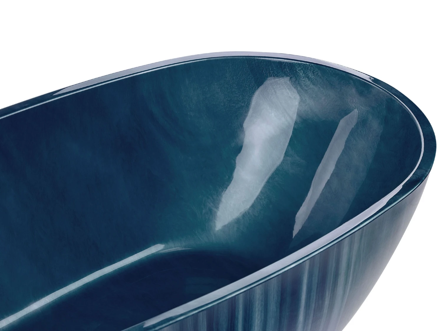 Bath 1700 X 800 Mm Marble Effect Navy Blue RIOJA - Image 7