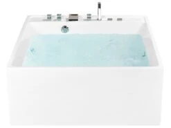 Freestanding Whirlpool Bath 1300 X 1300 Mm White TAHUA