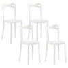 Set Of 4 Dining Chairs White CAMOGLI -Furniture Store undef src sa picid 809288 type whitesh image